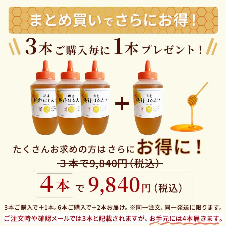 国産純粋はちみつ 1kトンガリ容器 : 奈良の里やまと蜂蜜堂 - 通販