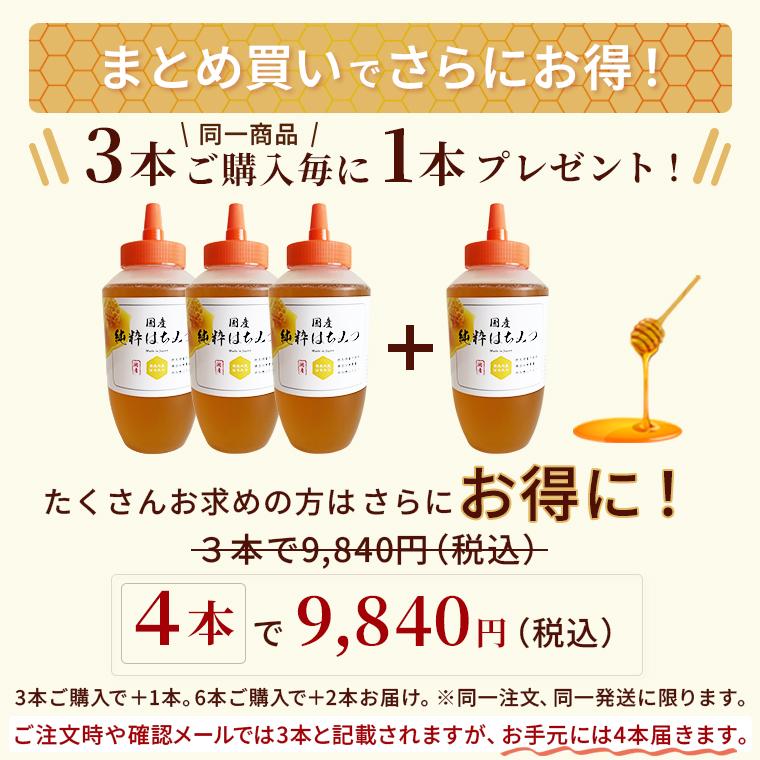 【奈良の里】国産純粋はちみつ 1kg 瓶容器2個／トンガリ容器2個　計4個 国産純粋はちみつ 1kトンガリ容器 : 奈良の里やまと蜂蜜堂 - 通販