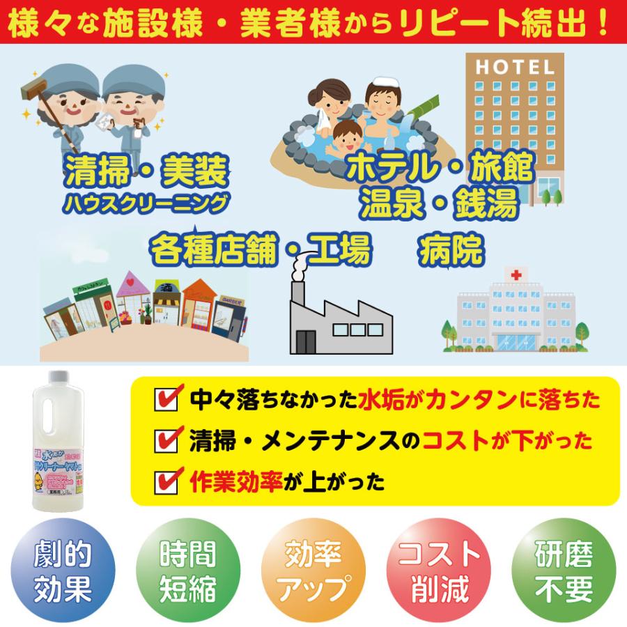 業務用水垢落とし洗剤　テラクリーナーヤマトEX 6本　浴室のガラスや鏡の水あか取り |  | 07