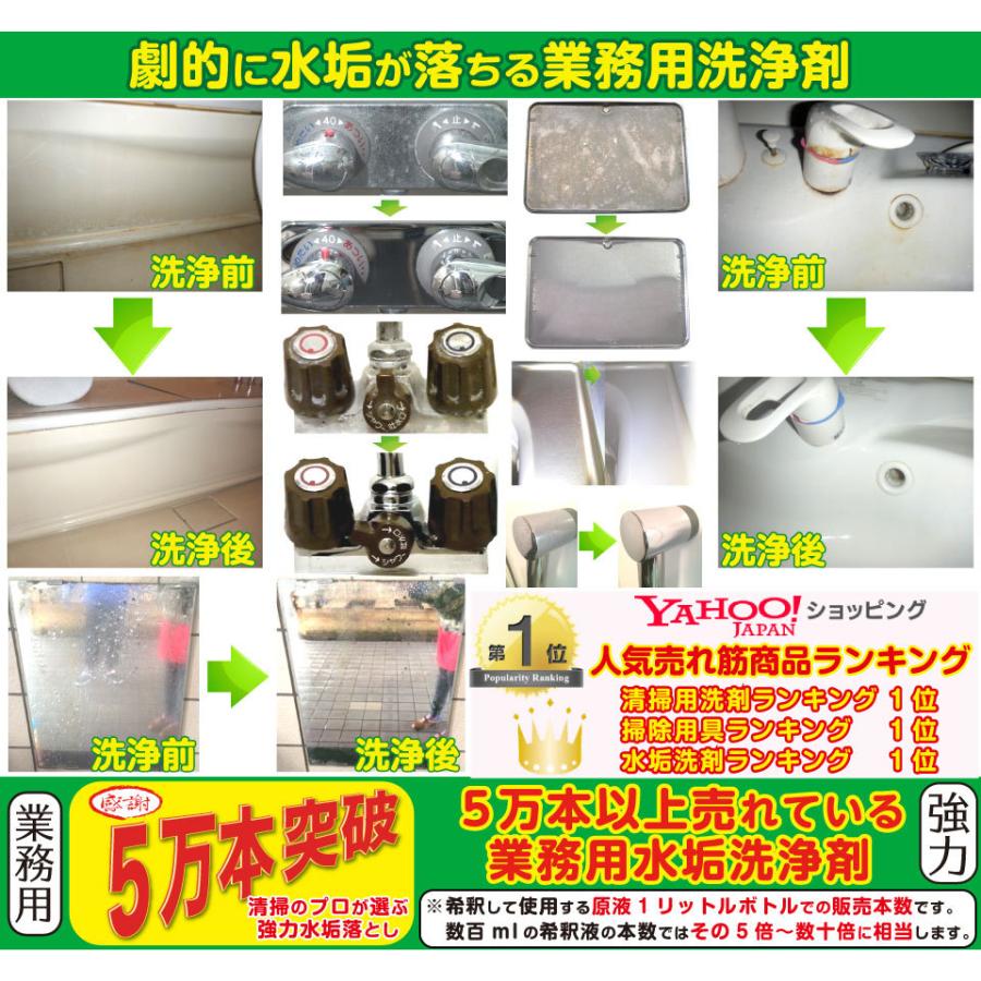 頑固な水垢取りにおすすめの業務用強力水あか落とし洗剤 テラクリーナーヤマトex 初回注文限定お試し価格 返金保証 2本以上で送料無料 Tcy ヤマトアユーラ プロショップ 通販 Yahoo ショッピング