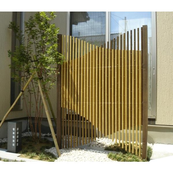 竹 庭 フェンス 人工 竹垣 波モダン クロス 基本セット H1740 柵 グローベン 竹 フェンス Ab0281 大和住建 Yahoo 店 通販 Yahoo ショッピング