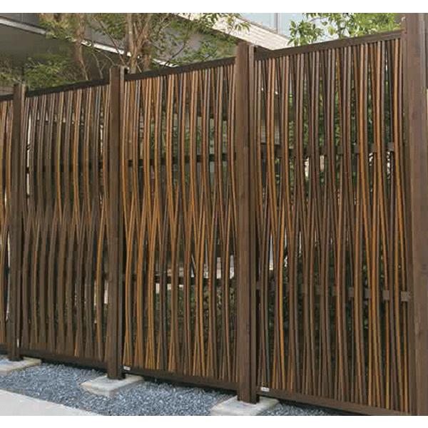 竹 フェンス 庭 人工 竹垣 縞シンプル 立涌 基本セット H1800 丸竹 燻 柵 グローベン 竹 フェンス Ab0293 大和住建 Yahoo 店 通販 Yahoo ショッピング