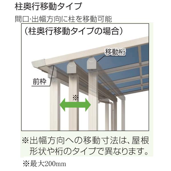 YKK AP テラス屋根 ソラリア 躯体式バルコニー屋根 Bタイプ アール型 関東間2.0間3尺 600N 熱線遮断仕様 部品箱付｜yamatojyu-ken｜11