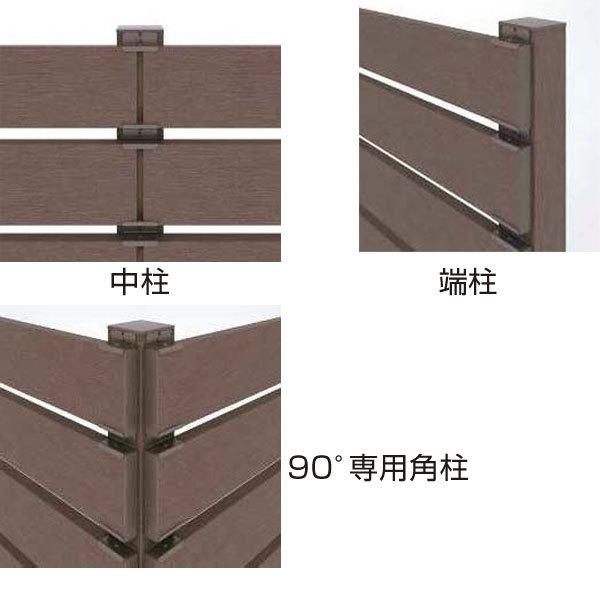 樹脂 人工木 リウッドデッキ200 Tタイプ1.5間6尺 基本3点セット  （ リウッドデッキフェンス4型 T80 + ステップ）｜yamatojyu-ken｜10
