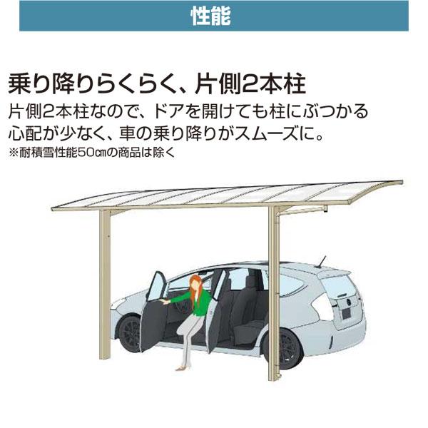 カーポート YKK AP アリュース 600タイプ 3台用　51-72 H22　単体セット 　屋根材熱線遮断ポリカ　地域限定　送料無料｜yamatojyu-ken｜10