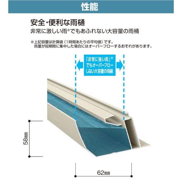 カーポート YKK AP アリュース 600タイプ 3台用　51-80 H22 　単体セット 　屋根材ポリカ　地域限定　送料無料｜yamatojyu-ken｜13