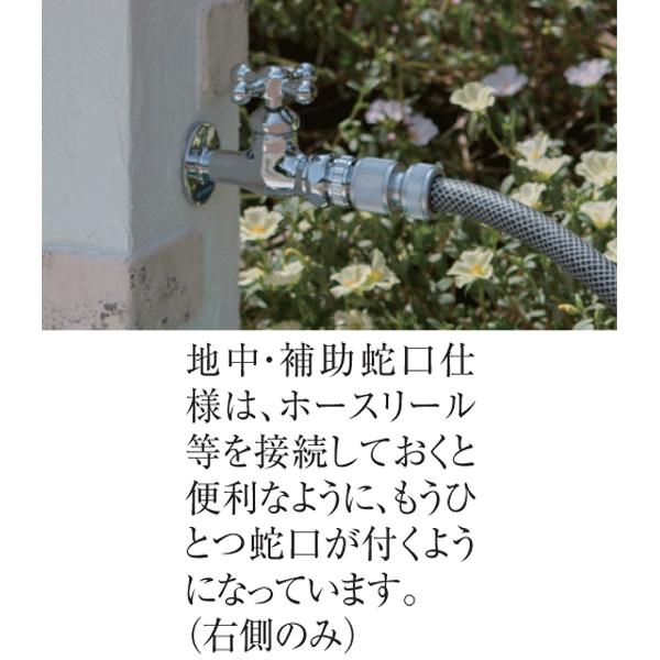 水栓柱 立水栓 セット　レトロブリックタイプ　蛇口 2口　丸型パン付き1セット　（蛇口 別売）　ガーデン｜yamatojyu-ken｜03