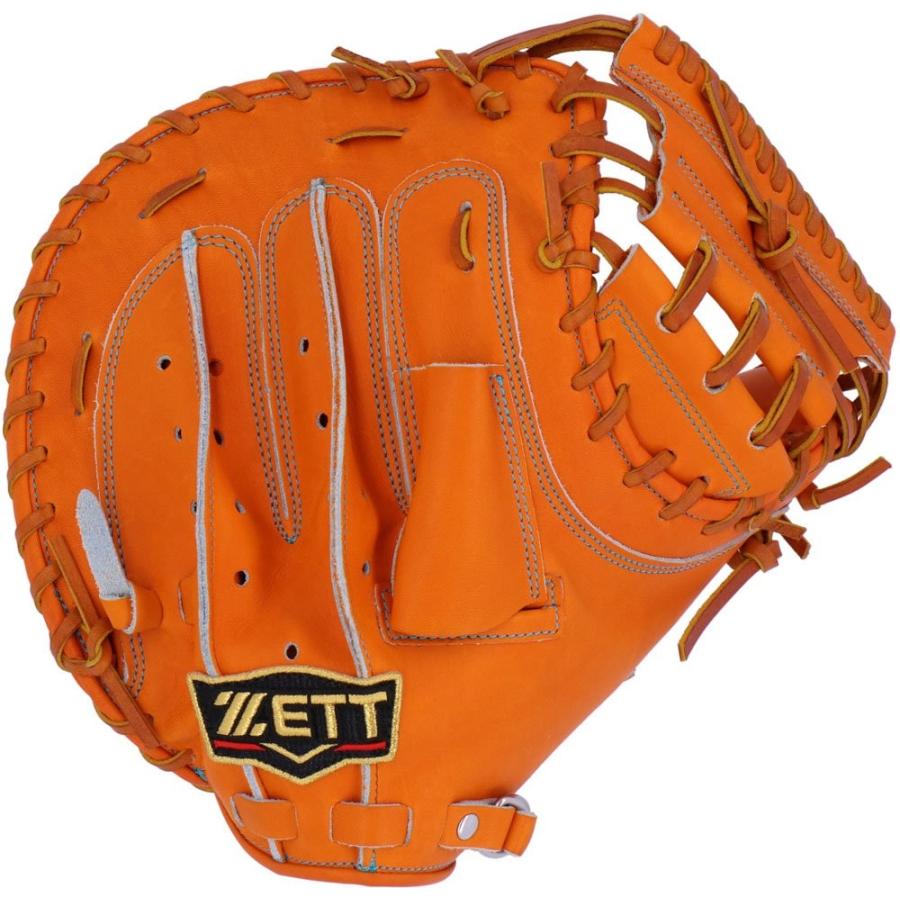 やまとまとや 捕手用 硬式 Zett 硬式 プロステイタス キャッチャーミット オレンジ オークブ 限定 Bpcprom ゼット 森モデル 限定 高校野球対応 右投用 森モデル