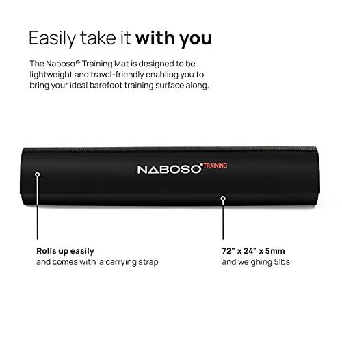 Naboso トレーニング用素足トレーニングマット ? 質感のあるホームジムマット 足を刺激し足の強度を向上 エクササイズ&リハビリに Naboso トレーニング用素足トレーニングマット 質感のあるホームジムマット 足を刺激し足の強度を向上 × 裸足