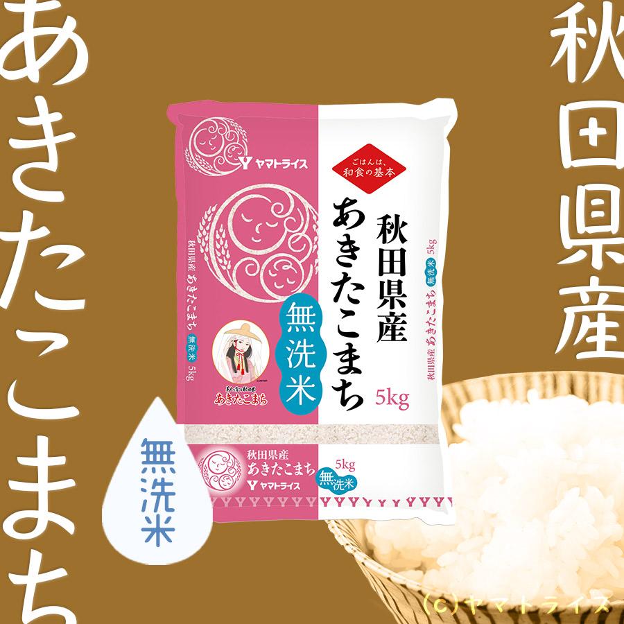 あきたこまち 米 お米 無洗米 5kg 秋田県産 令和6年産 : ヤマト あきたこまち 米 お米 無洗米 5kg 秋田県産 令和6年産 : ヤマト