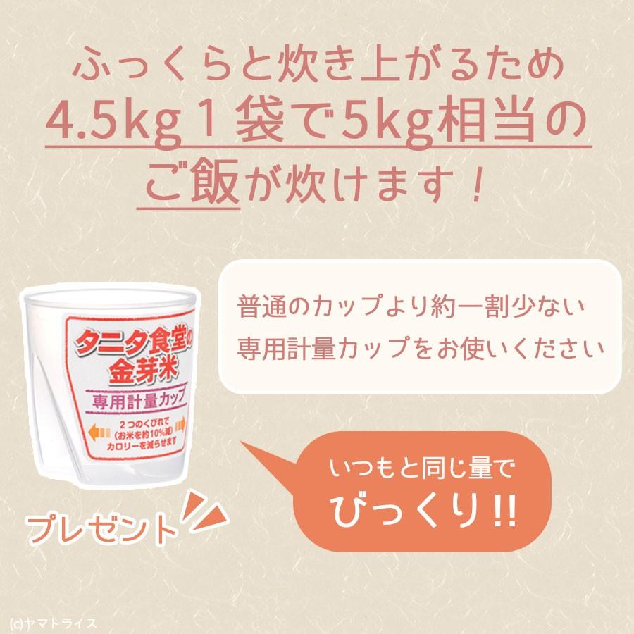 金芽米 無洗米 タニタ食堂 9kg 10kg相当 お米 計量カップ付 4.5kg×2 令