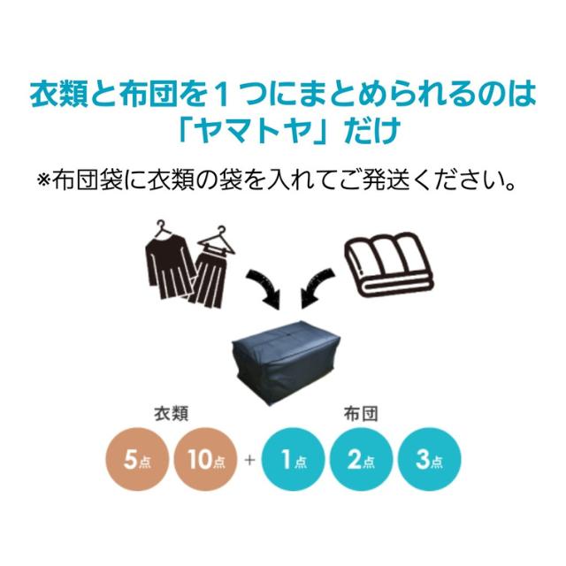 クリーニング 宅配 mix 布団2枚と衣類5点まで 詰め放題 保管付き 保管 送料無料 ダウン ふとん 掛布団 毛布 打ち直し ワンピース シミ抜き無料 ベビー布団の画像