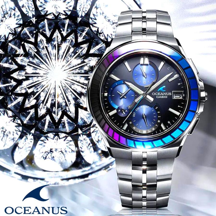 CASIO カシオ OCEANUSオシアナス Manta マンタ 江戸切子 斜光　OCW-S5000EK-1AJF 世界限定1000本 :  ocw-s5000ek-1ajf : ヤマトヤ - 通販 - Yahoo!ショッピング