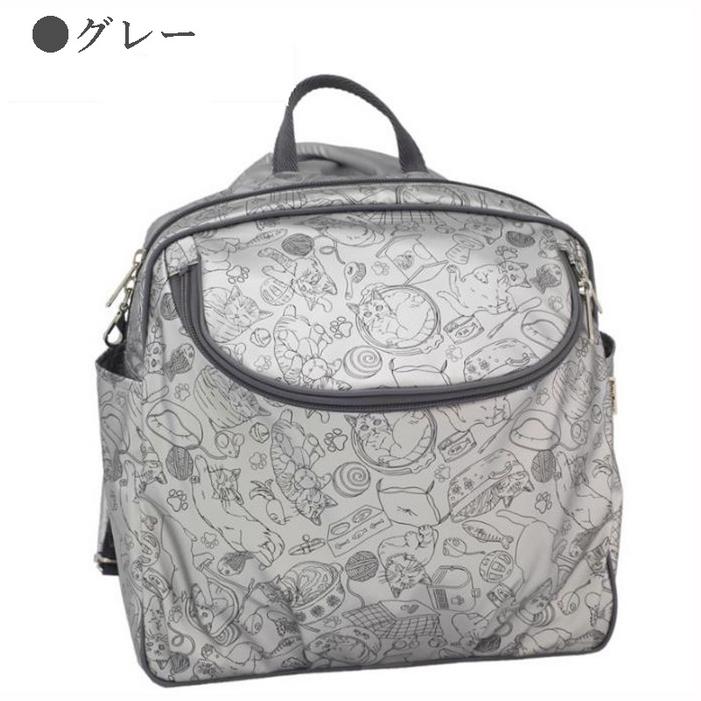 ヤマト屋 和(なご)みねこ スクエアリュックS 銀座大和屋 R253 cats