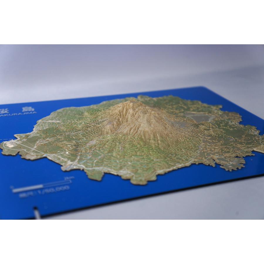 六甲山　山岳模型　スケール1/900000　ケース無しタイプ　透明地図付 六甲山 山岳模型 スケール1/900000 ケース無しタイプ 透明地図付