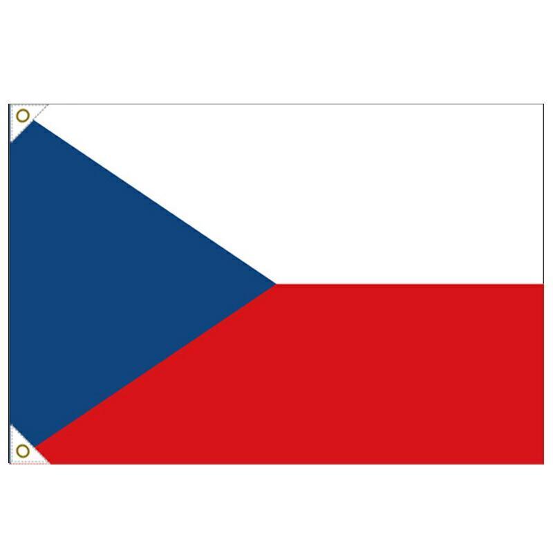 万国旗・世界の国旗チェコ国旗(135cm幅/エクスラン)