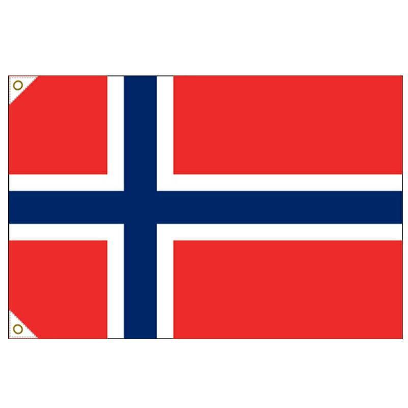 万国旗・世界の国旗ノルウェー国旗(135cm幅/エクスラン)