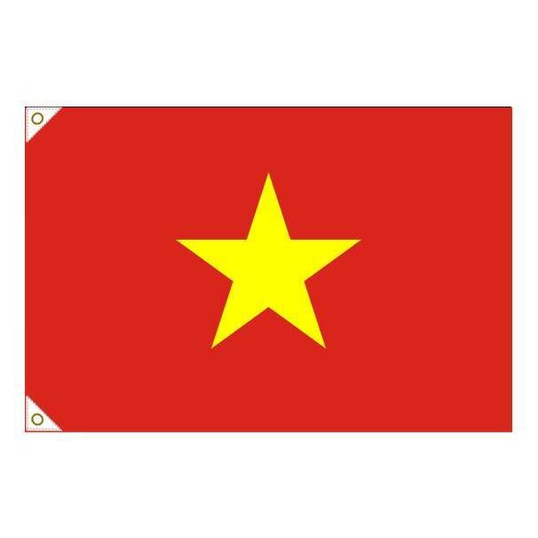 万国旗・世界の国旗ベトナム国旗(120cm幅 エクスラン)