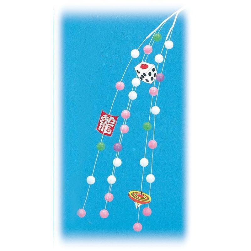 店舗・イベント用品正月用品花・アレンジシダレイラスト餅花10本セット