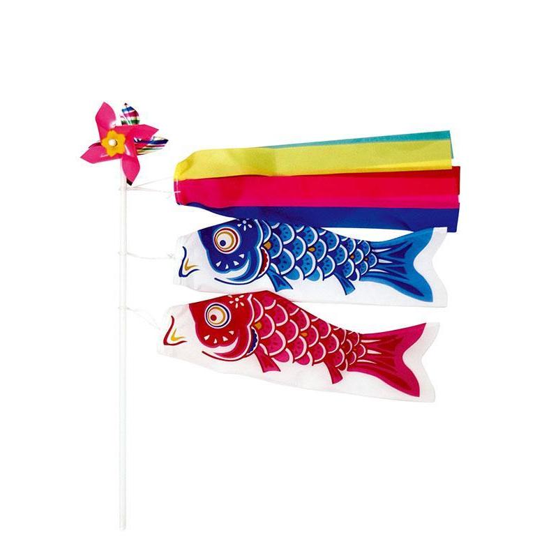 店舗・イベント用品季節別ディスプレイ春こどもの日鯉のぼりミニミニセット・24個セット