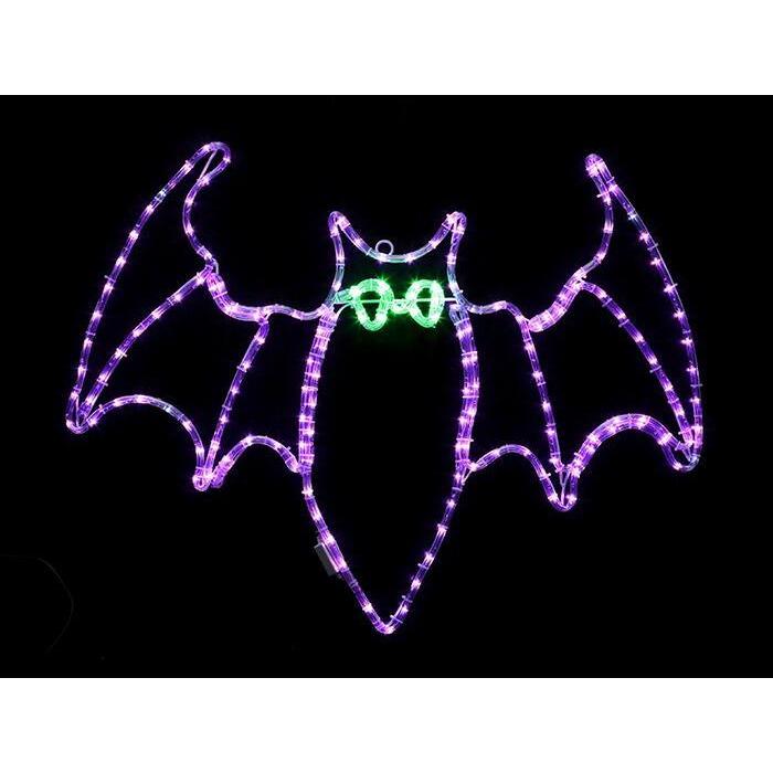 店舗・イベント用品ハロウィンチューブライト・コウモリ