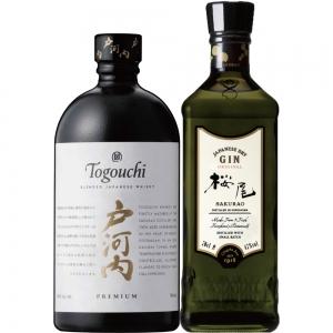 日本のウイスキー・ジンセット 送料無料】戸河内プレミアムウィスキー＆ジンセット 40度【カタログ