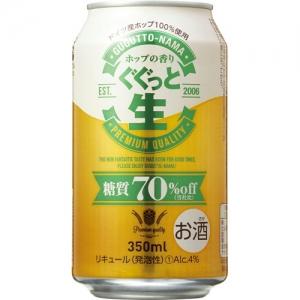 ぐぐっと生 ホップの香り 糖質70％オフ 350ml 6本パック×4【5,000円
