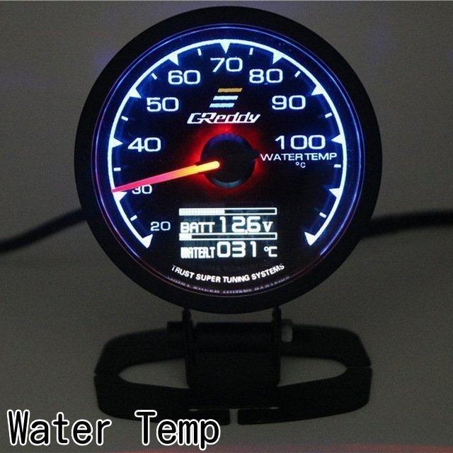 車 追加メーター 62mm ターボブースト 水温計 Lcd 人気激安 油圧 レースメーター 油温 デジタルディスプレイ Rpm