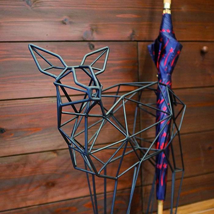 特典付 シャドーワイヤーアンブレラスタンド ディア ペンギン 傘立て