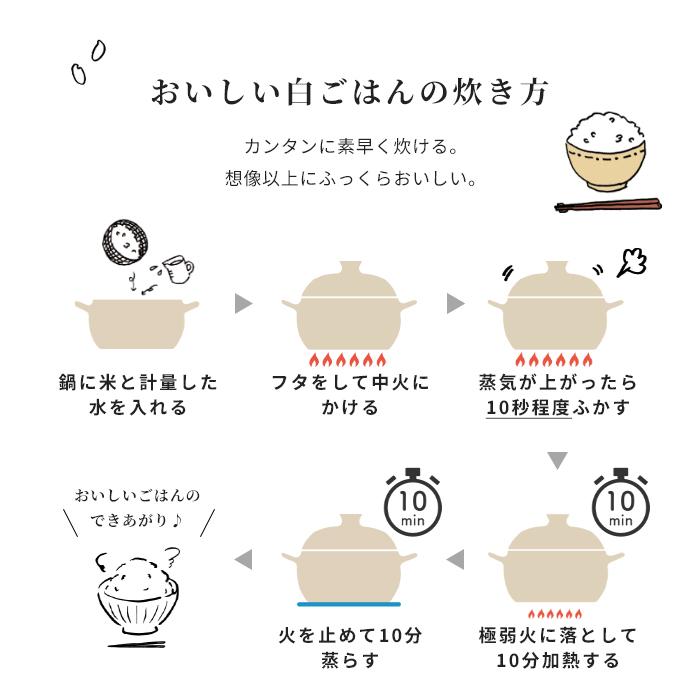 特典付 ガス・IH対応 ごはん鍋 GOHAN ビタクラフト ご飯鍋 3合