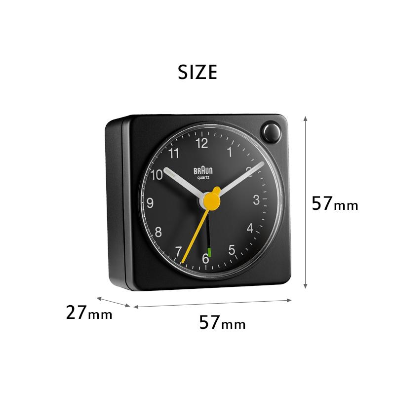 BRAUN（ブラウン） 特典付 アラームクロック BC02X 置き時計 目覚まし