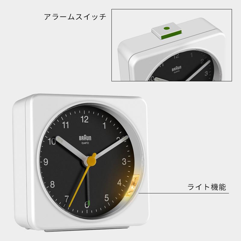 BRAUN（ブラウン） 特典付 アラームクロック BC03 置き時計 目覚まし