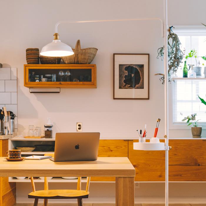 DRAW A LINE ドローアライン ランプアーム L 突っ張り棒 用 パーツ 縦