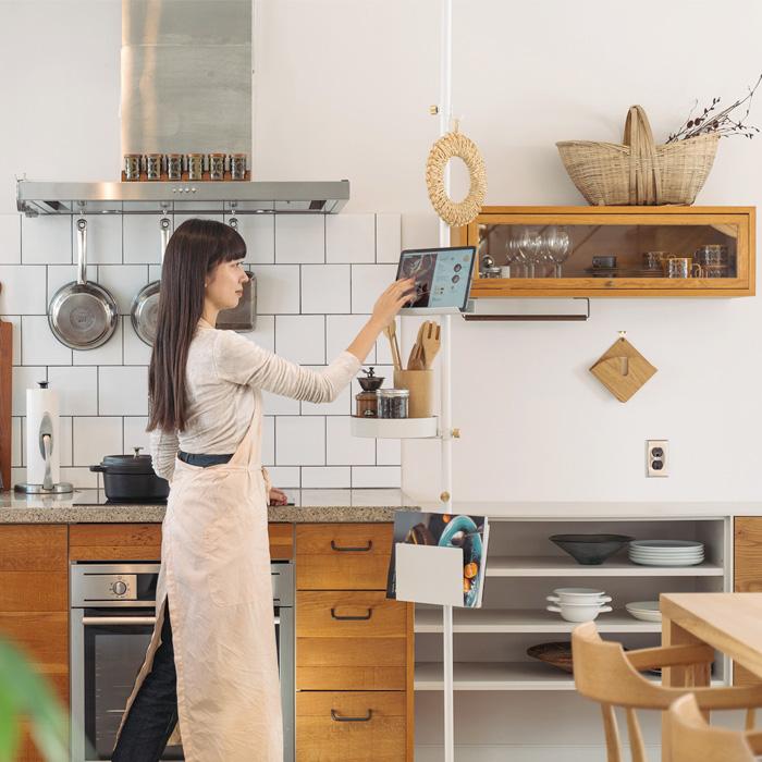 DRAW A LINE 突っ張り棒&パーツ セット(縦) DRAW A LINE | ドローアライン｜縦突っ張り棒 - ビギンマーケット