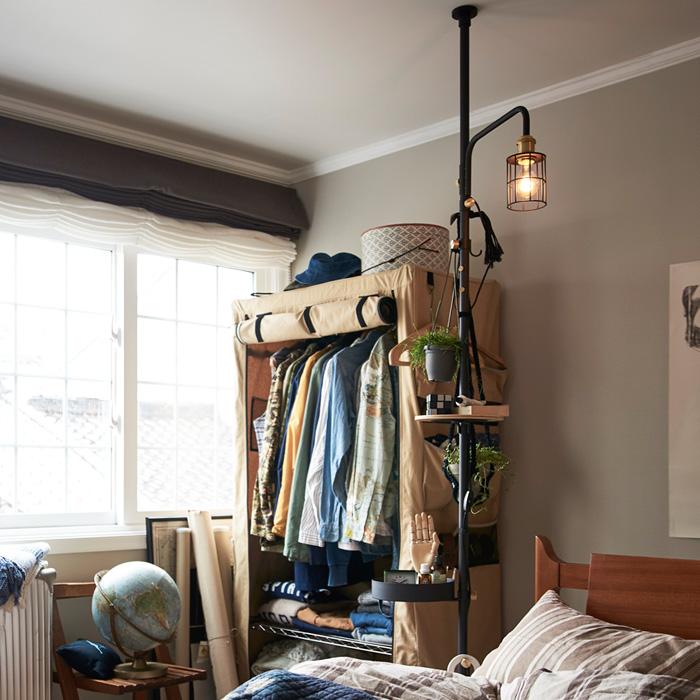 【DRAW A LINE】ドローアライン　ワイヤーシェードセット DRAW A LINE ドローアライン ワイヤーシェード 突っ張り棒 用