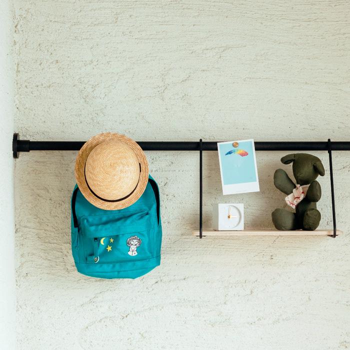 ドローアラインの突っ張り棒用パーツ　セット DRAW A LINE ドローアライン フックA 突っ張り棒 用 パーツ 縦