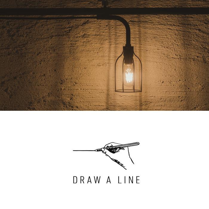 DRAW A LINE ドローアライン ランプB 突っ張り棒 用 パーツ 横