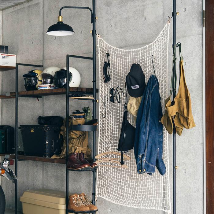 DRAW A LINE ドローアライン ユーティリティネット 突っ張り棒