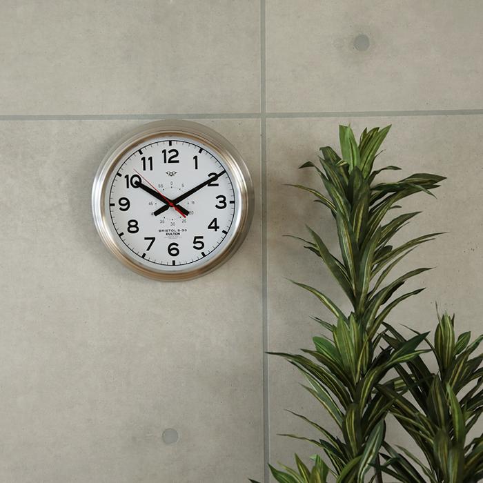 DULTON アナログ時計 ウォールクロックブリストル S-30 白文字盤 DULTON 時計 WALL CLOCK ''BRISTOL S-30'' /ウォールクロック