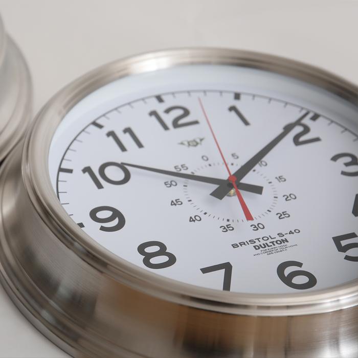 DULTON BRISTOL S-40 掛時計 ステンレススチール製 DULTON 特典付 壁掛け時計 直径40cm DULTON/ダルトン Wall clock