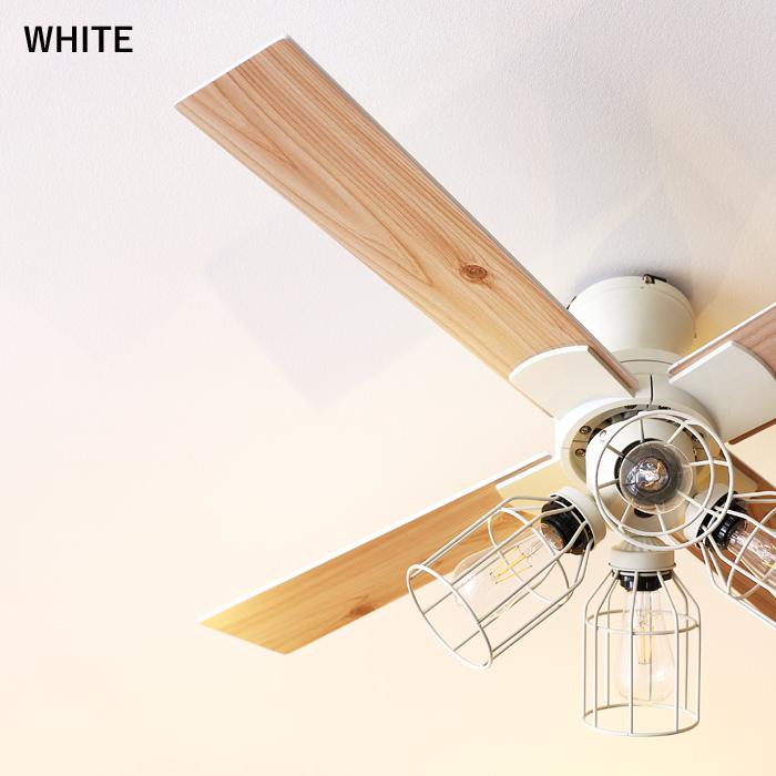 JAVALO ELF 特典付 シーリングファン フィラメントLED電球付き