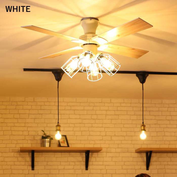 未使用 JAVAlO ELF JE-CF003-WH シーリングファン LED JAVALO ELF 特典付 シーリングファン フィラメントLED電球付き