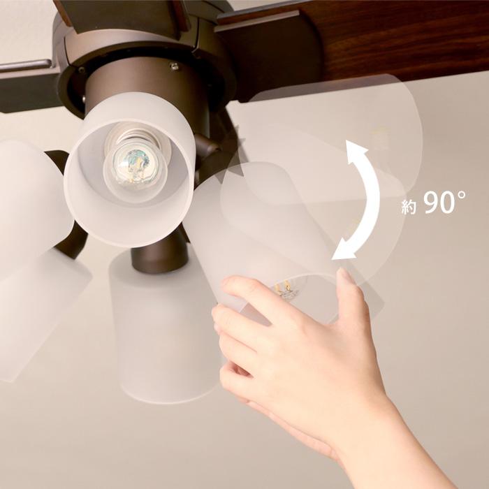 JAVALO ELF 特典付 Modern Collection シーリングファン 6灯 JE