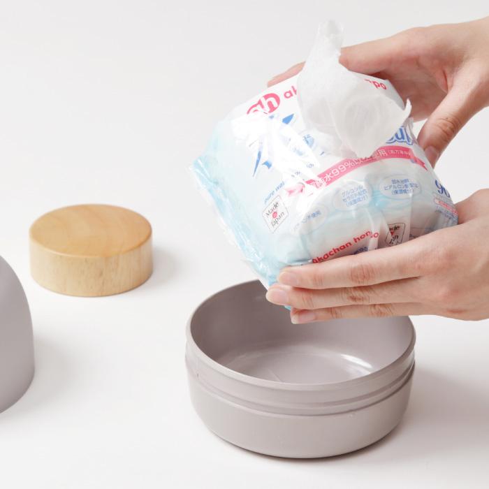 ウエットティッシュケース【moco】 ideaco（イデアコ） ideaco Mochi Moco モチモコ ウェットティッシュ