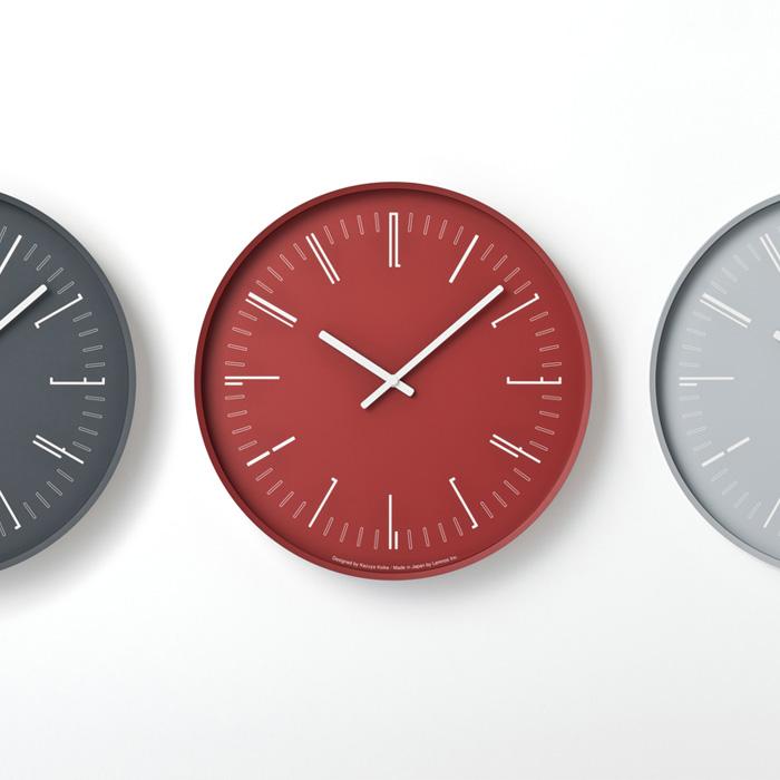 Lemnos（レムノス） 特典付 Draw wall clock (ドロー ウォール