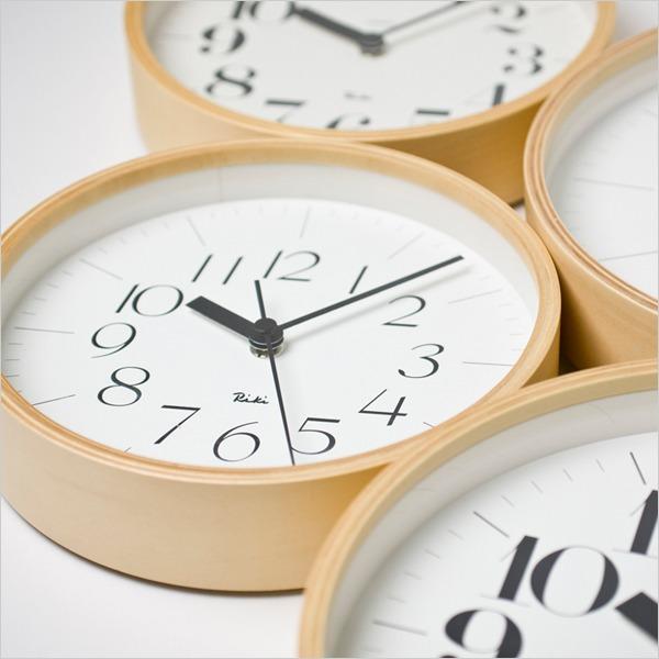 Lemnos（レムノス） 特典付 リキクロック 掛け時計 電波時計 WR20-01