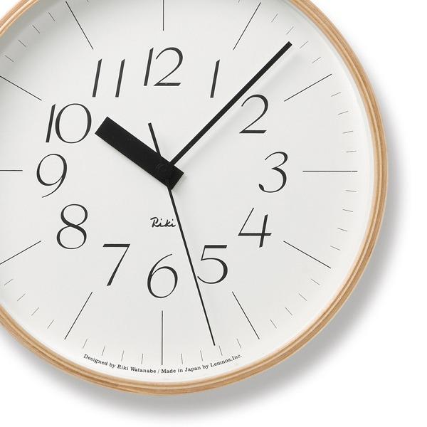 Lemnos（レムノス） 特典付 リキクロック 掛け時計 電波時計 WR20-01