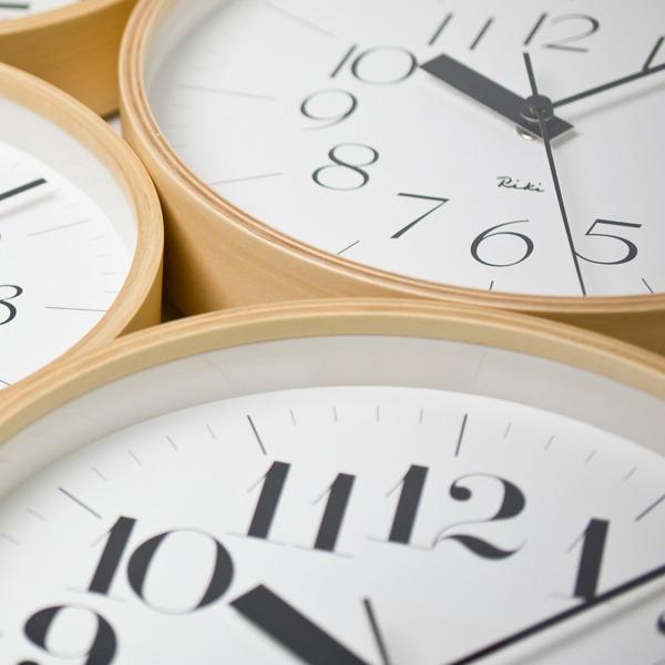 Lemnos Riki Clock ｜ WR20-02 ｜ 電波式掛け時計 Lemnos 特典付 レムノス 掛け時計 リキクロック 電波時計 WR20