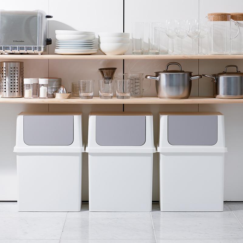 Like-it（ライクイット） 特典付 積み重ねられるダストボックス 17L