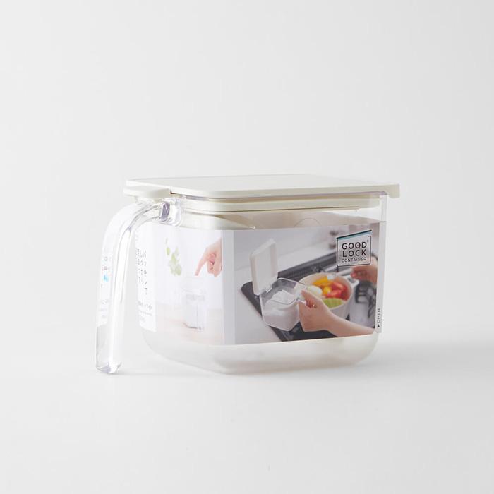 marna（マーナ） 特典付 調味料ポット ワイド 調味料ケース 調味料入れ